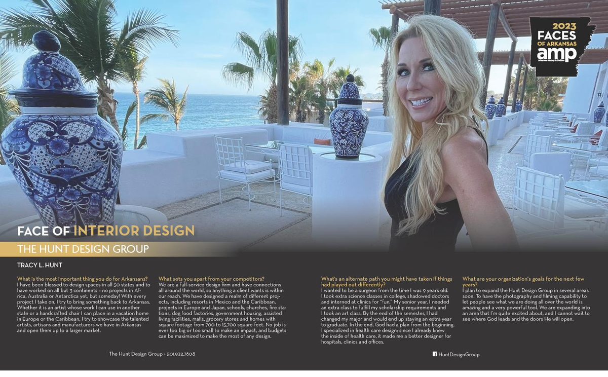 Tracy Hunt featured in AMP Magazine